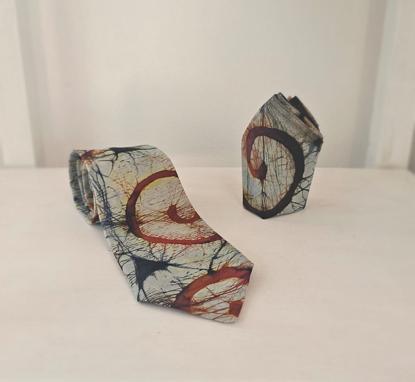 Batik Tie Set