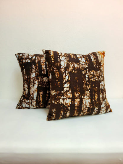 Cotton Batik Cushion Cover 15" x 15"