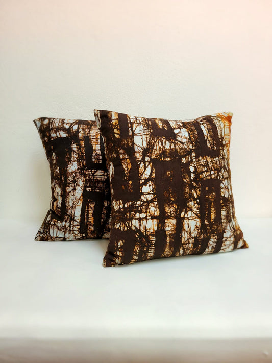 Cotton Batik Cushion Cover 15" x 15"