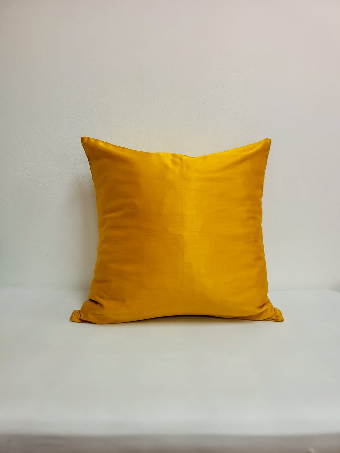 Plain Dye Silk Cushion Cover 20" x 20"