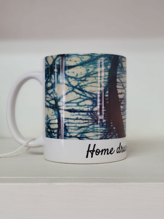 Batik Mug - Home Drums Beat First
