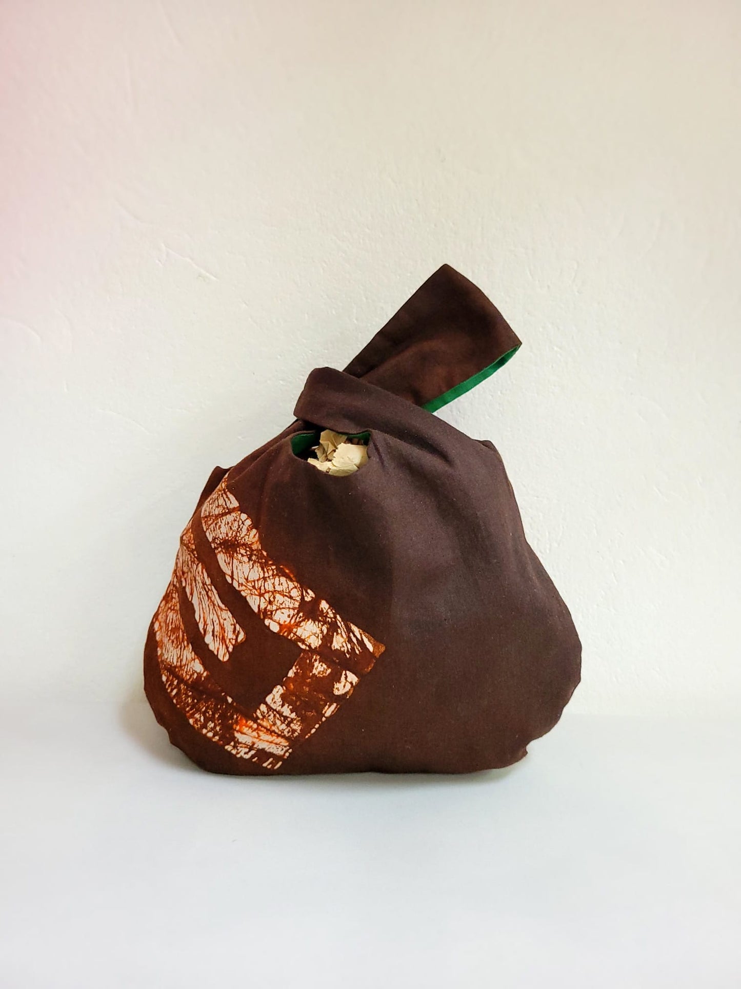 Batik Wristlet Bag