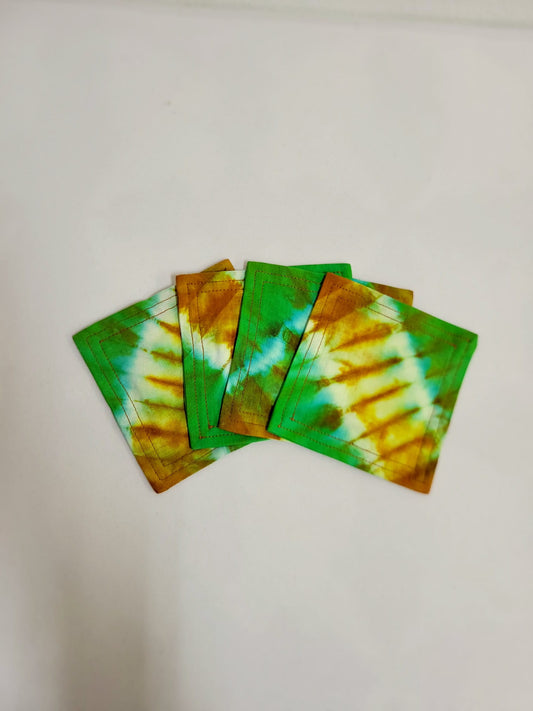 Tie Dye Coasters - Set of 4