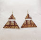 Batik Fabric Earrings