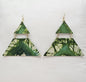 Batik Fabric Earrings