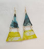 Batik Fabric Earrings