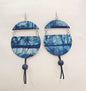 Batik Fabric Earrings