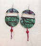 Batik Fabric Earrings