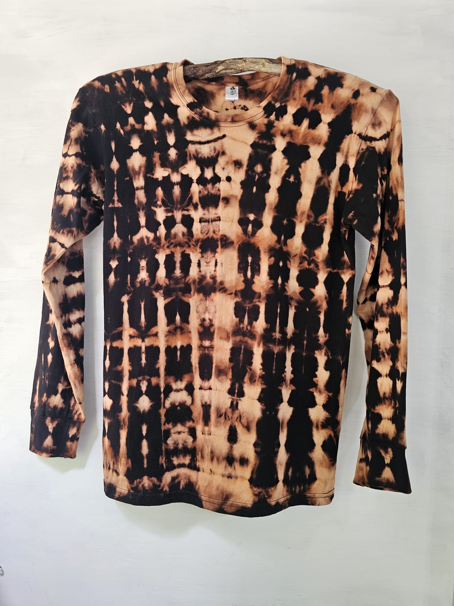 Long Sleeve Dye Discharge Shirt