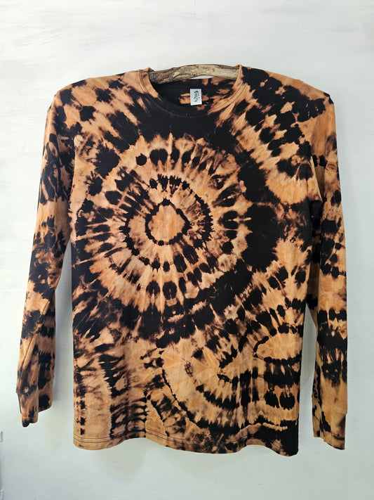 Long Sleeve Dye Discharge Shirt